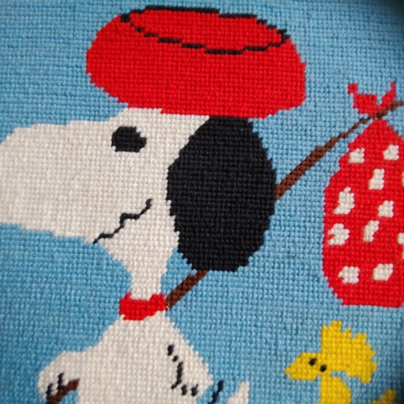 Set 3- Vintage Needlepoint Snoopy Charlie Brown F - Picture 11 of 14